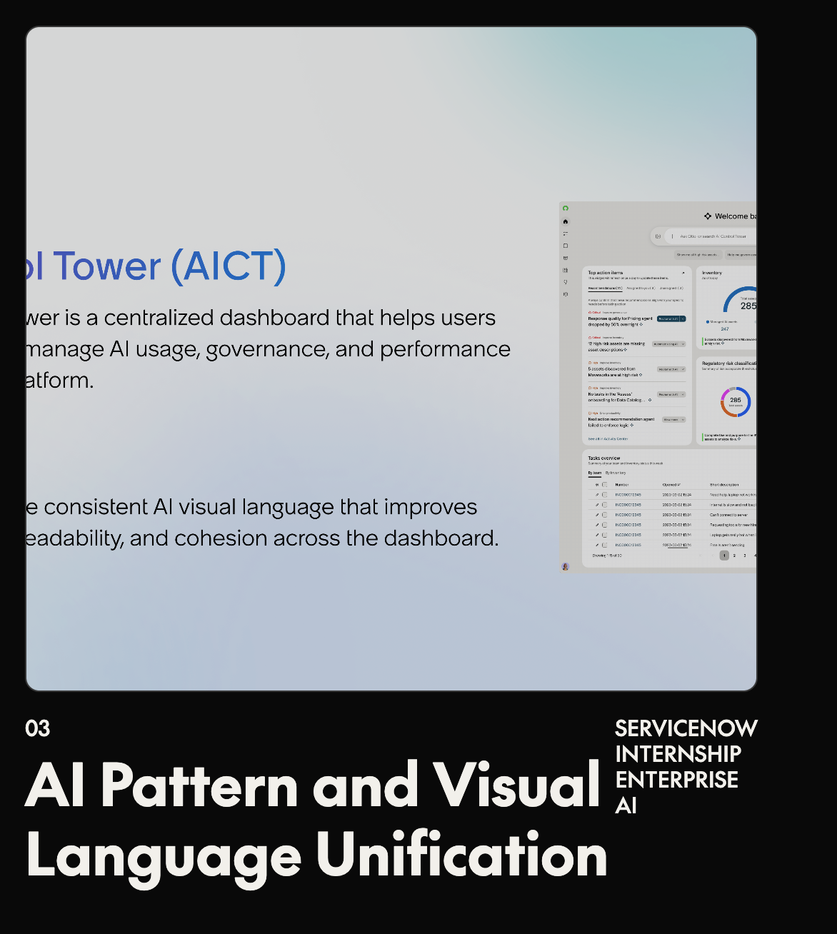 ServiceNow AI Pattern and Visual Language Unification