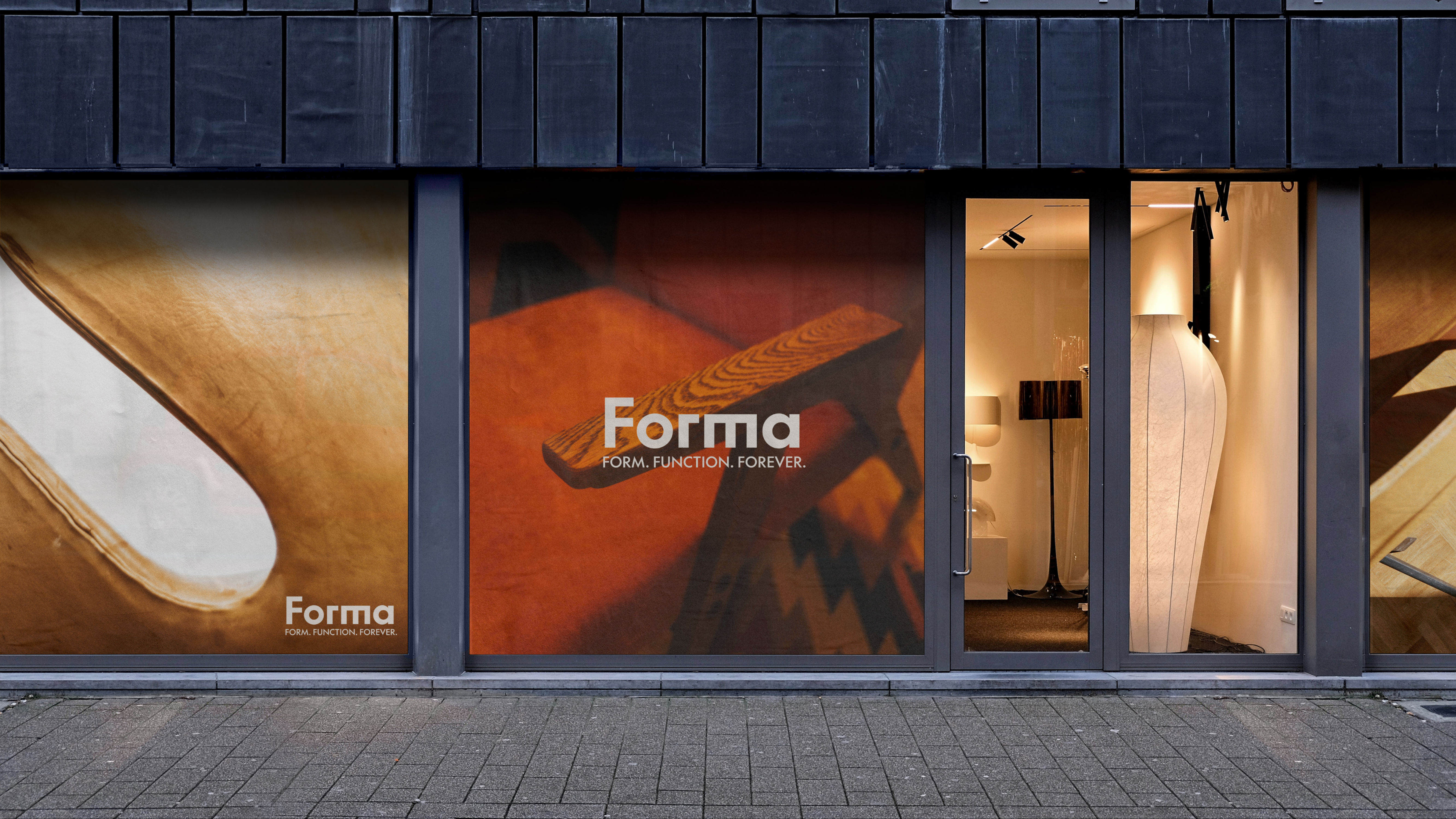 Forma storefront window application