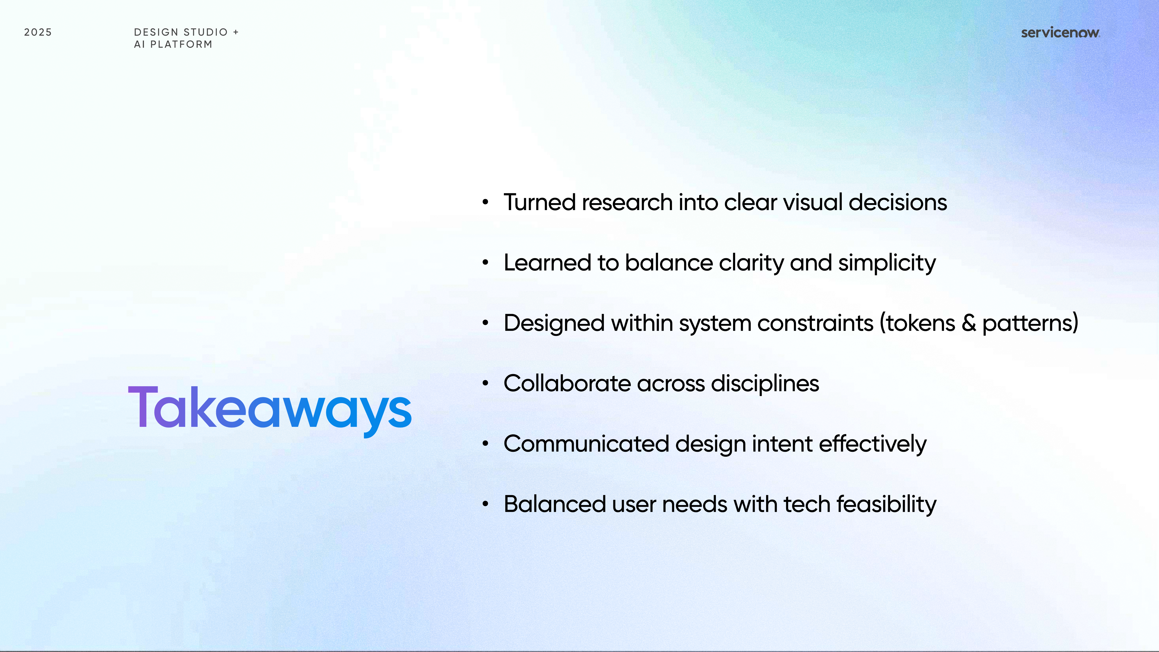 Column Pinning project takeaways from ServiceNow internship